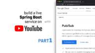 Google Cloud PubSubHubbub and notifications, part 1 #googleCloud #PubSub #Youtube #SpringBoot