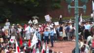 青海北ふ頭公園2011/08/21フジテレビ抗議デモ出発前（2）