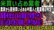 【米買い占め業者】農家から直接買い占める中国人と異業種と特定!!備蓄米放出とある理由で保管できず追い込まれ急に値崩して売り始める!!素人が米の転売に手を出して痛い目見るその内容がヤバすぎる!!