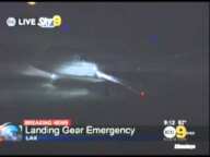 Philippine Airlines (RP-C7473) Boeing 747-400 Emergency landing at LAX