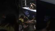 Suzu Suzuki suplexes Syuri off the apron ð¥ #ã¹ã¿ãŒãã #éŽå£ãã