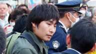 N党立花氏に切り付け、男逮捕 街宣中になた、「殺そうと」 首や耳に傷、東京・霞が関
