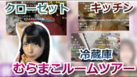 むらまこ新居ルームツアー。 クローゼット、キッチン、冷蔵庫【2021/11/08】
