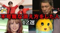 【総集編】不可解な消え方をした有名人12選をゆっくり解説【作業用】