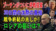 プーチンがついに停戦提案に言及!30日間の沈黙の裏にある真実とは?(2025年03月14日)