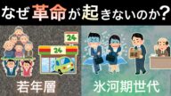 なぜ革命が起きないのか?若者や氷河期世代が大人しくしている理由