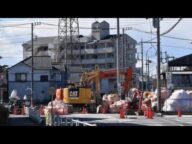 下水道管に水中ドローン 影響長期化、知事「痛恨の極み」 道路陥没から1週間・埼玉