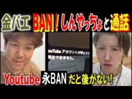 【金バエ】YoutubeがBANの【しんやっちょ】と通話「永BANだと後がない!」