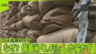【備蓄米】流通に遅れ...小売業者へ「1.4%」しか届かず 運搬や精米に課題 “値下がり”遠く