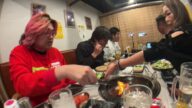 金バエ・野田・近藤・雅君夫妻 飲み会焼肉