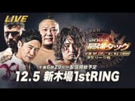 【第3試合まで無料】世界最強タッグ決定リーグ戦2024 12月5日 東京・新木場1stRING大会<生配信>
