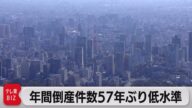 21年の倒産件数が57年ぶり低水準 政府支援策が奏功(2022年1月13日)