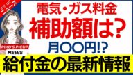 【速報】電気・ガス代、標準家庭で最大月〇〇円の負担減/ガソリン減税も検討/政府の経済対策/給付金の最新情報