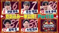 【Part19】出場選手の意気込みインタビューを一挙公開!【SASUKE2024 12月25日(水)よる6時】