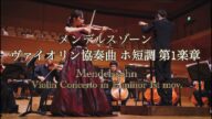 不朽の名作!【メンデルスゾーン:ヴァイオリン協奏曲 ホ短調 第1楽章(Felix Mendelssohn: Violin Concerto in E minor 1st mov.)】