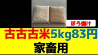 【衝撃】古古古米5kg83円家畜用 #備蓄米 #小泉米 #小泉進次郎