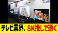 テレビ業界、8K推しで逝く