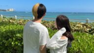 2人でハワイ旅行にきました
