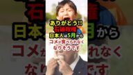 石破政権「日本米が高いならベトナム米を食べなさい」#政治 #shorts