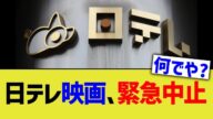 日テレ映画、緊急中止