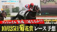 【菊花賞】徹底解説&予想!コントレイル 史上初の父子無敗牡馬三冠へ