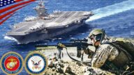【海軍と海兵隊の違いとは?】世界最強の戦闘力!アメリカ2軍の違いについてクールな映像と任務内容などの紹介!