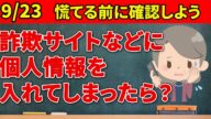 【迷惑メールの返信や偽物のサイトに個人情報を入力してしまったら】被害にあわないための対処法