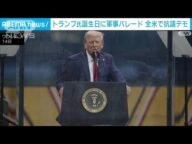 軍事パレードでトランプ氏「偉大な国になる」 全米2100カ所以上で抗議デモ(2025年6月15日)