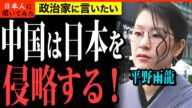 「ふざけるな!中国の狙いに警戒せよ!」平野雨龍 中国による侵略 街頭インタビュー