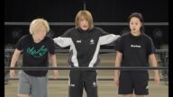 【スターダム】練習生アキラ vs ユリアの公開スパーリング!(赤コーナーアキラ、青コーナーユリア)-1.12名古屋・栄大会-【STARDOM】