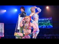 【スターダム】梨杏がなつぽい&安納サオリを手を引き連れ出す!なつぽい&安納サオリ&水森由菜 vs 刀羅ナツコ&稲葉あずさ&フキゲンです!試合ハイライト!-5.11後楽園ホール-【STARDOM】