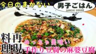 【男子ごはんのレシピを再現して食べてみた】【中華】豆腐から手作り!麻婆豆腐 【ケンタロウ レシピ】