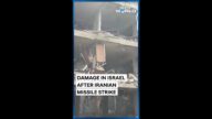 Iran Israel War | Video Shows Damage In Israel after Iran Hits Israeli Sites