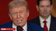 「壮大な軍事的成功」とトランプ氏、米軍がイランの核施設攻撃