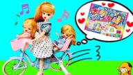 リカちゃん おもちゃ 電動自転車で初めてのおつかいでコンビニへ❤ おえかきグミランドで手作りお菓子♪ 知育菓子 お買い物ごっこ ミキちゃんマキちゃん 人形 アニメ 人気 ここなっちゃん