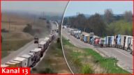 Russia in panic after major attack: Thousands of trucks checked, kilometers of traffic jams on ways