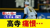 阪神・高寺望夢 痛恨のサヨナラエラー・・・【野球情報】【2ch 5ch】【なんJ なんG反応】【野球スレ】