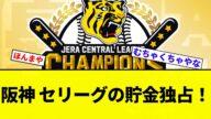 【これは優勝やな!!】阪神 セリーグの貯金独占!【プロ野球反応集】【2chスレ】【なんG】
