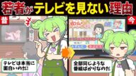 若者がテレビを見なくなった本当の理由がヤバすぎる【ずんだもん解説】