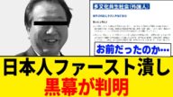 【超衝撃】日本人ファースト潰しの黒幕がついに判明しました。