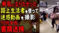 【バカッター】「バズらせたかった」路上生活者への“嫌がらせ”動画投稿10代女性二人書類送検