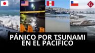 Así se vivió en MÉXICO, JAPÓN, CHILE y PERÚ el TSUNAMI causado por el TERREMOTO en RUSIA | Gestión