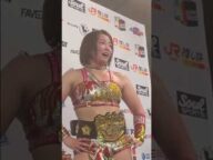 Sareeeがついに悲願のIWGP女子王座を戴冠！ 最強王者・朱里を下す（2025年6月21日、東京・代々木第二体育館）