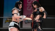 【スターダム】玖麗さやかが上谷沙弥から勝利!ワールドの調印書を差し出す!なつぽい&安納サオリ&玖麗さやか vs 上谷沙弥&刀羅ナツコ&稲葉あずさ-5.1香川・高松大会-【STARDOM】