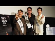 B1- チョ・ジヌン、日本で初めての舞台あいさつ「本当にうれしい」 キム・ムヨルは20キロ増量秘話明かす