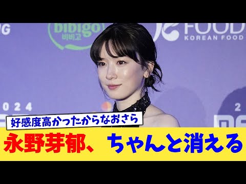 永野芽郁、ちゃんと消える【2chまとめ】【2chスレ】【5chスレ】