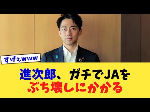 進次郎、ガチでJAをぶち壊しにかかる【2chまとめ】【2chスレ】【5chスレ】