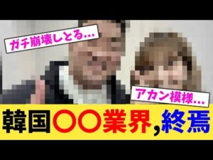 韓国〇〇業界,終焉【2chまとめ】【2chスレ】【5chスレ】