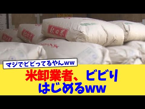 米卸業者、ビビりはじめるww【2chまとめ】【2chスレ】【5chスレ】