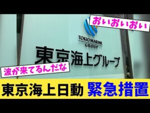 東京海上日動 緊急措置 【2chまとめ】【2chスレ】【5chスレ】